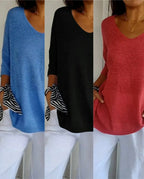Compre 1 Leve 3 Blusinhas Luna® com decote V e Malha Leve