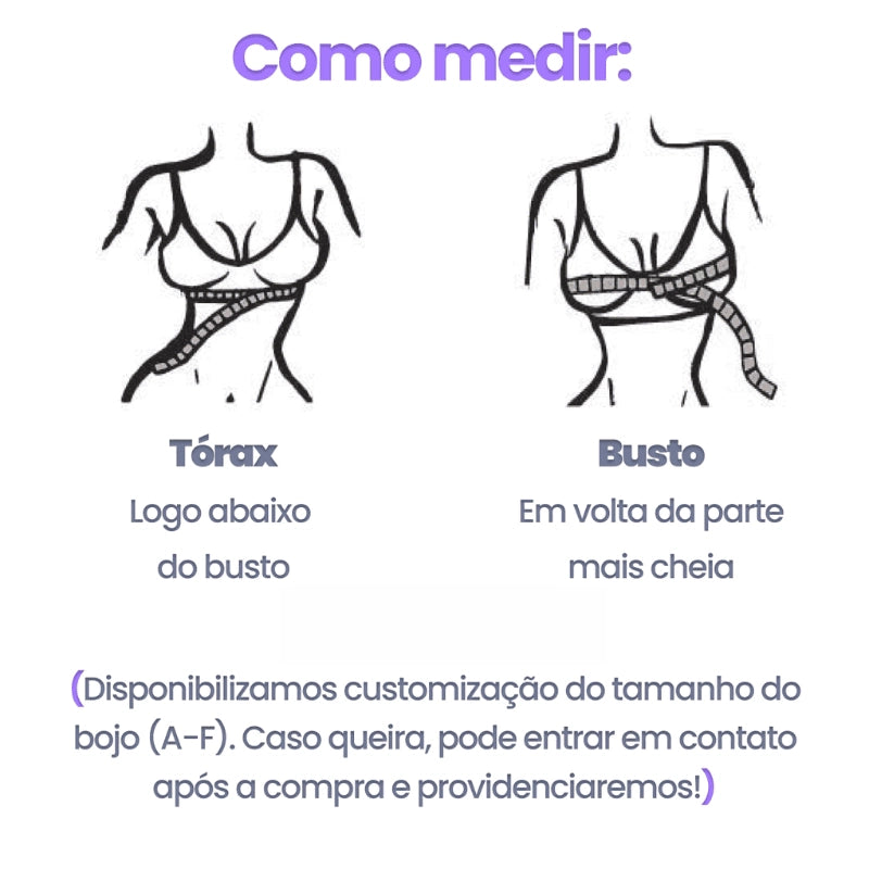 Kit 2 Sutiãs Tomara que Caia Sync Comfort - Sustentação Ideal e Conforto sem Alças + Brindes