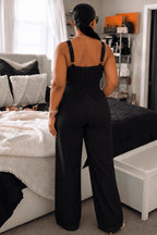 Macacão Siena – Pantalona com Alças Ajustáveis