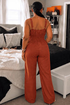 Macacão Siena – Pantalona com Alças Ajustáveis
